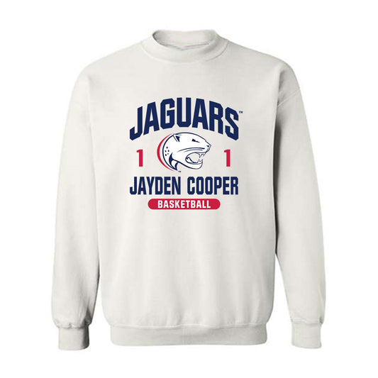 South Alabama - NCAA Men's Basketball : Jayden Cooper - Classic Fashion Shersey Crewneck Sweatshirt