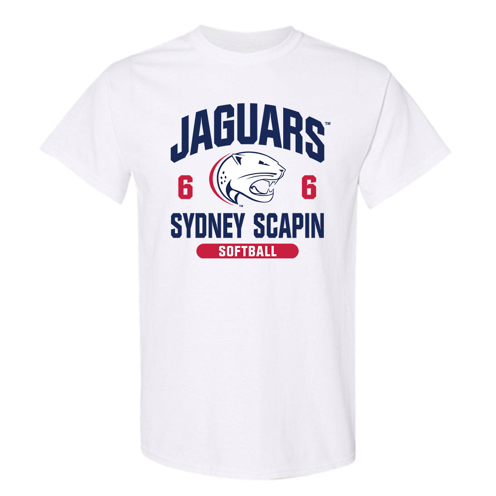  - NCAA Softball : Sydney Scapin - Classic Fashion Shersey T-Shirt-0