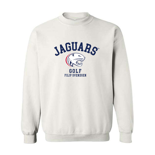 South Alabama - NCAA Men's Golf : Filip Svendsen - Classic Fashion Shersey Crewneck Sweatshirt-0