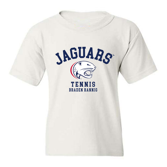 South Alabama - NCAA Men's Tennis : Braden Hannig - Classic Fashion Shersey Youth T-Shirt-0