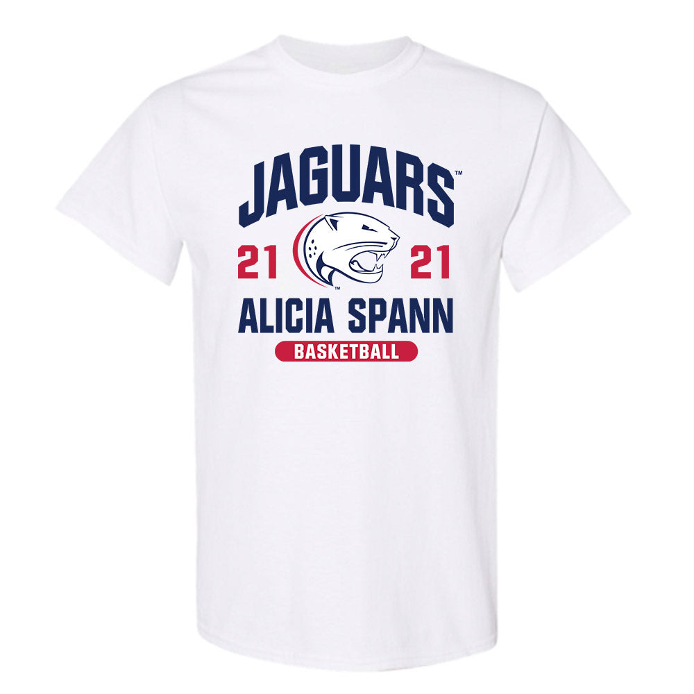 South Alabama - NCAA Women's Basketball : Alicia Spann - Classic Fashion Shersey T-Shirt