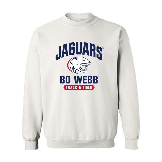 South Alabama - NCAA Men's Track & Field : Bo Webb - Classic Fashion Shersey Crewneck Sweatshirt