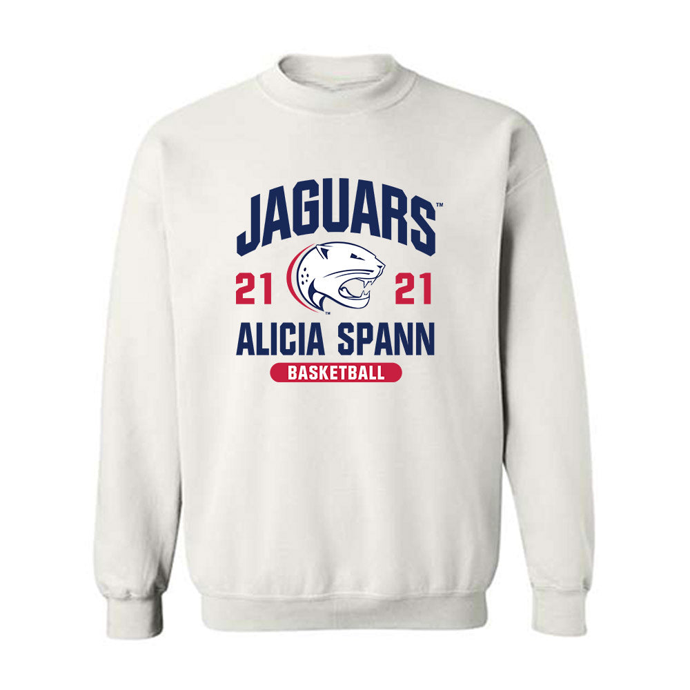 South Alabama - NCAA Women's Basketball : Alicia Spann - Classic Fashion Shersey Crewneck Sweatshirt