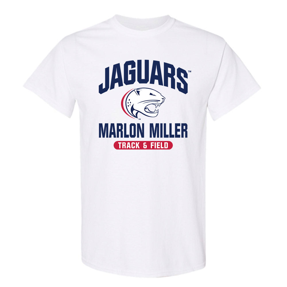 South Alabama - NCAA Men's Track & Field : Marlon Miller - Classic Fashion Shersey T-Shirt-0