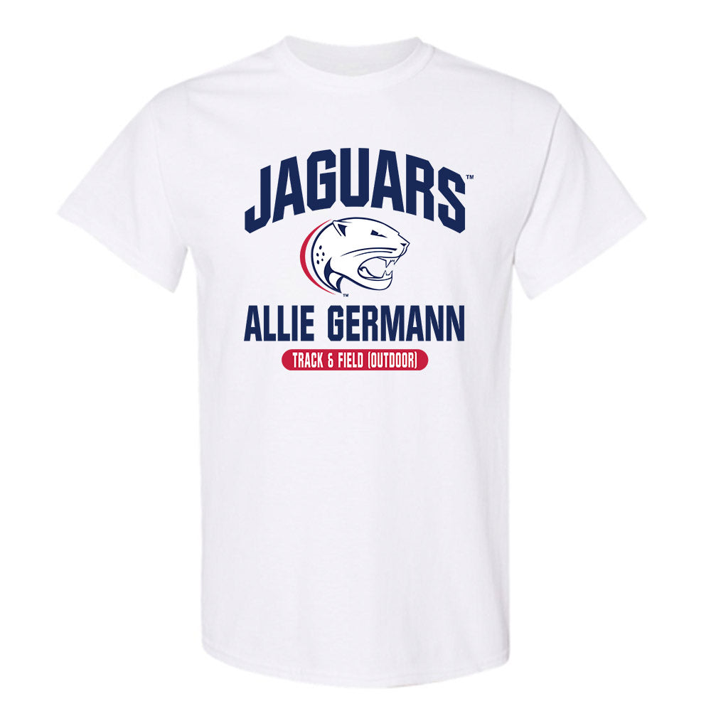 South Alabama - NCAA Women's Track & Field : Allie Germann - Classic Fashion Shersey T-Shirt