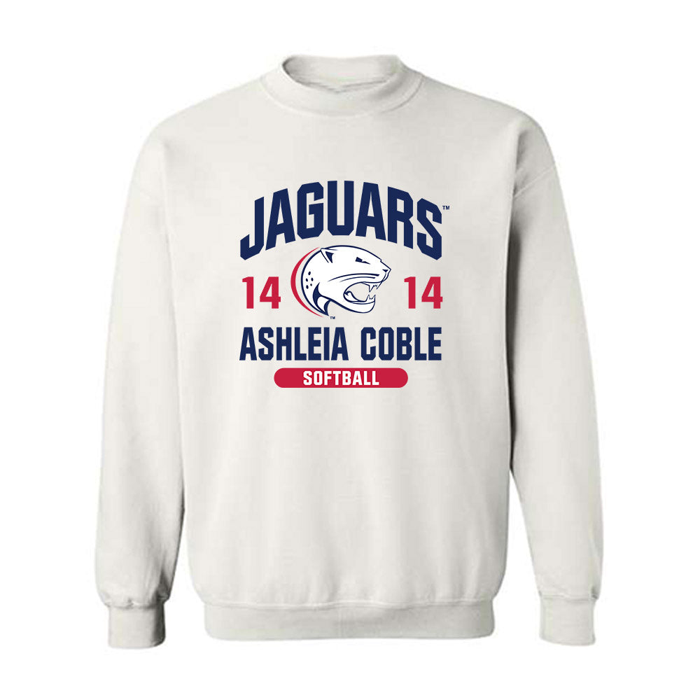 South Alabama - NCAA Softball : Ashleia Coble - Classic Fashion Shersey Crewneck Sweatshirt-0