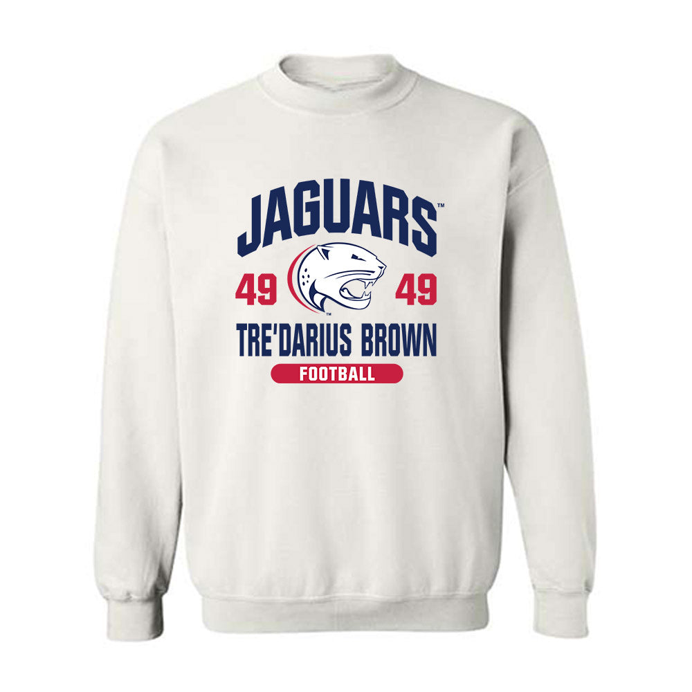 South Alabama - NCAA Football : Tre'Darius Brown - Classic Fashion Shersey Crewneck Sweatshirt