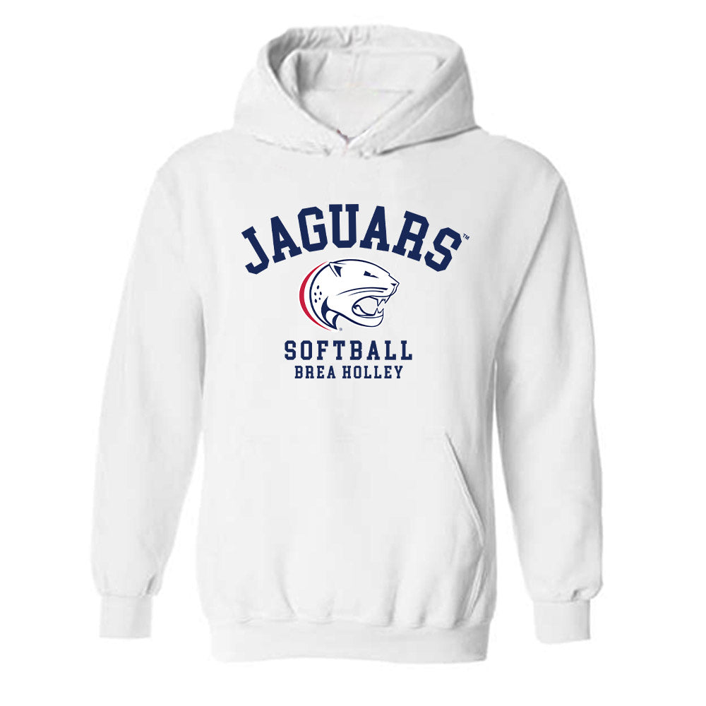 South Alabama - NCAA Softball : Brea Holley - Classic Fashion Shersey Hooded Sweatshirt-0