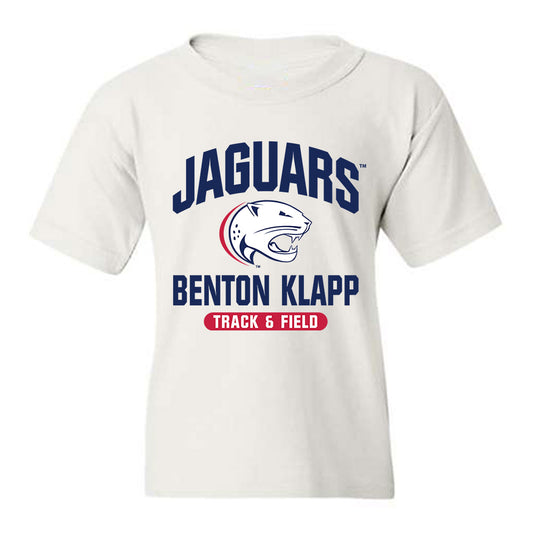 South Alabama - NCAA Men's Track & Field : Benton Klapp - Classic Fashion Shersey Youth T-Shirt-0