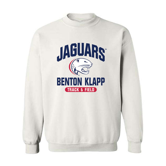 South Alabama - NCAA Men's Track & Field : Benton Klapp - Classic Fashion Shersey Crewneck Sweatshirt-0