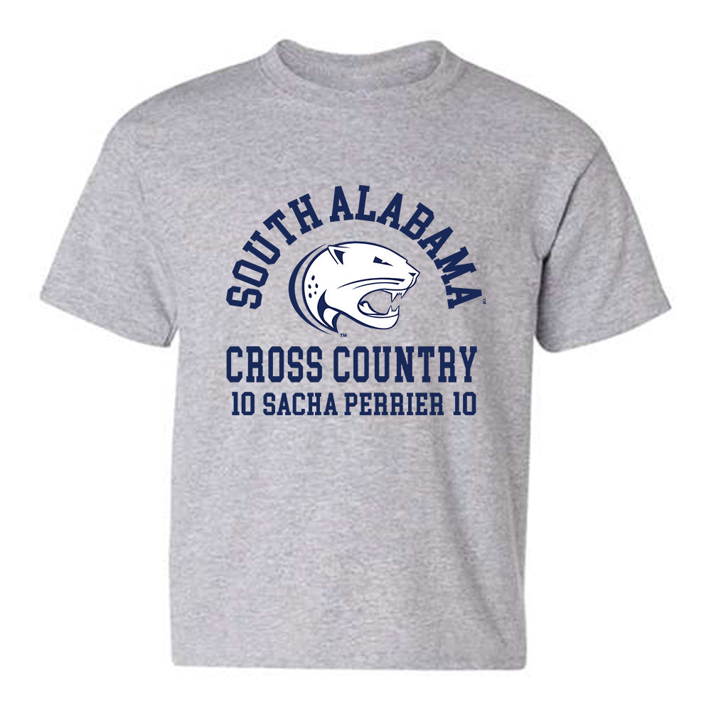 South Alabama - NCAA Men's Cross Country : Sacha Perrier - Classic Fashion Shersey Youth T-Shirt-0