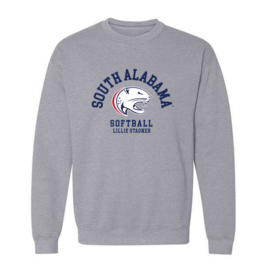 South Alabama - NCAA Softball : Lillie Stagner - Classic Fashion Shersey Crewneck Sweatshirt-0