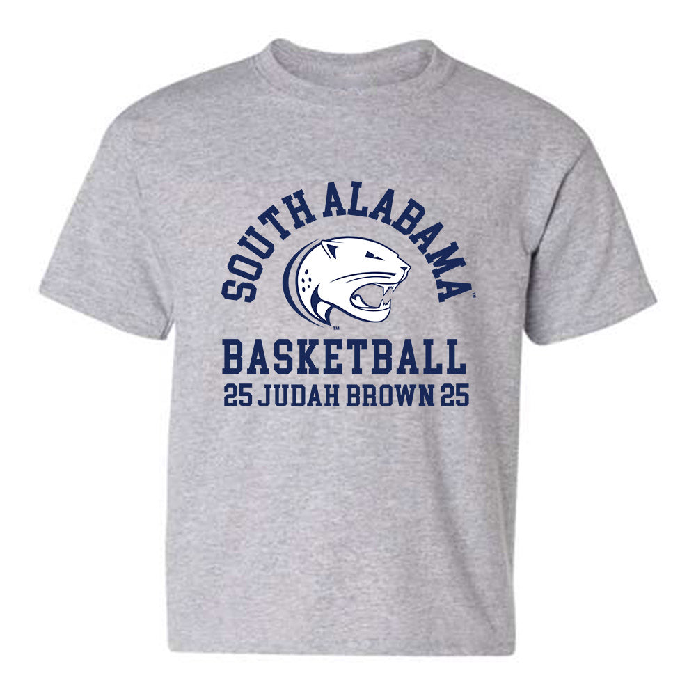 South Alabama - NCAA Men's Basketball : Judah Brown - Classic Fashion Shersey Youth T-Shirt