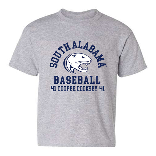 South Alabama - NCAA Baseball : Cooper Cooksey - Classic Fashion Shersey Youth T-Shirt