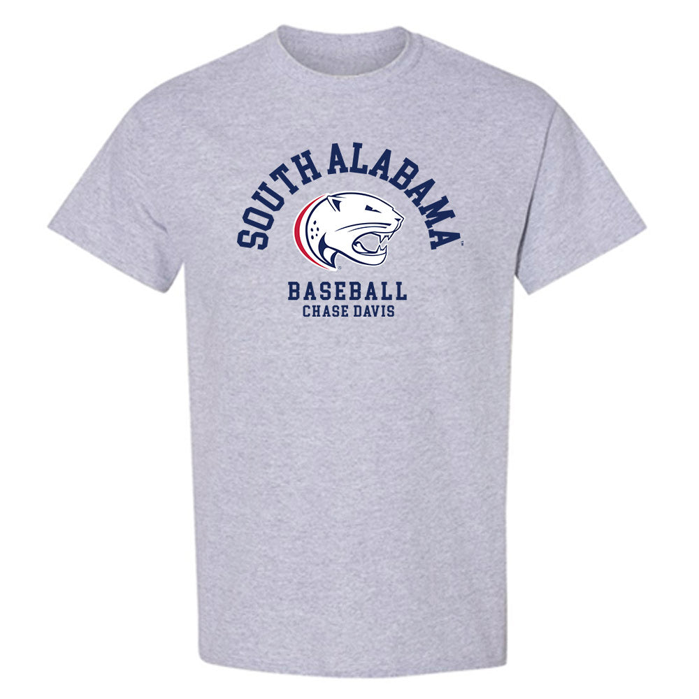 South Alabama - NCAA Baseball : Chase Davis - Classic Fashion Shersey T-Shirt-0