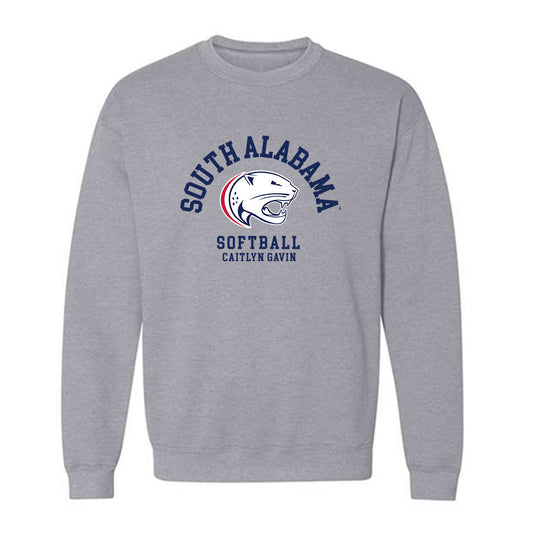 South Alabama - NCAA Softball : Caitlyn Gavin - Classic Fashion Shersey Crewneck Sweatshirt-0