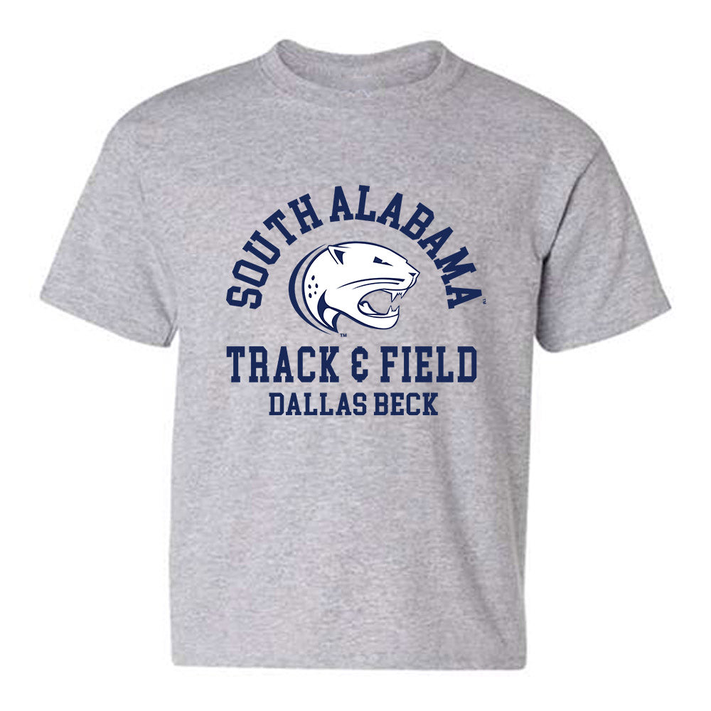 South Alabama - NCAA Men's Track & Field : Dallas Beck - Classic Fashion Shersey Youth T-Shirt-0