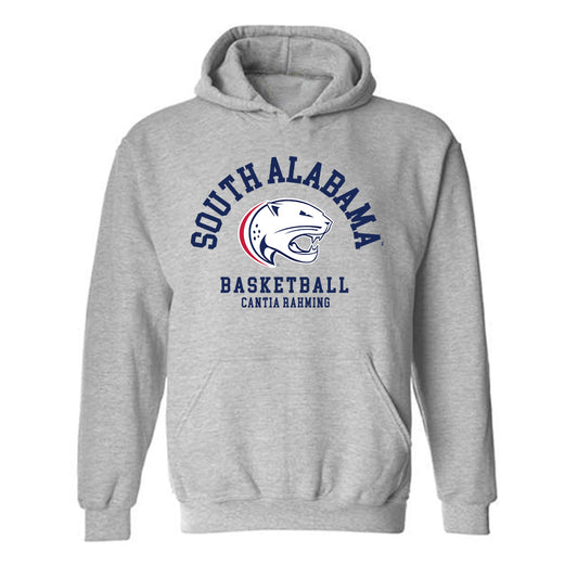 South Alabama - NCAA Men's Basketball : Cantia Rahming - Classic Fashion Shersey Hooded Sweatshirt-0