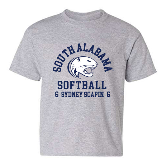  - NCAA Softball : Sydney Scapin - Classic Fashion Shersey Youth T-Shirt-0