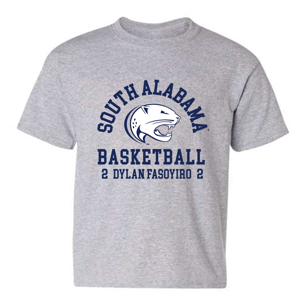 South Alabama - NCAA Men's Basketball : Dylan Fasoyiro - Classic Fashion Shersey Youth T-Shirt