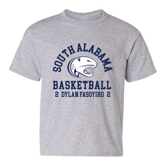 South Alabama - NCAA Men's Basketball : Dylan Fasoyiro - Classic Fashion Shersey Youth T-Shirt