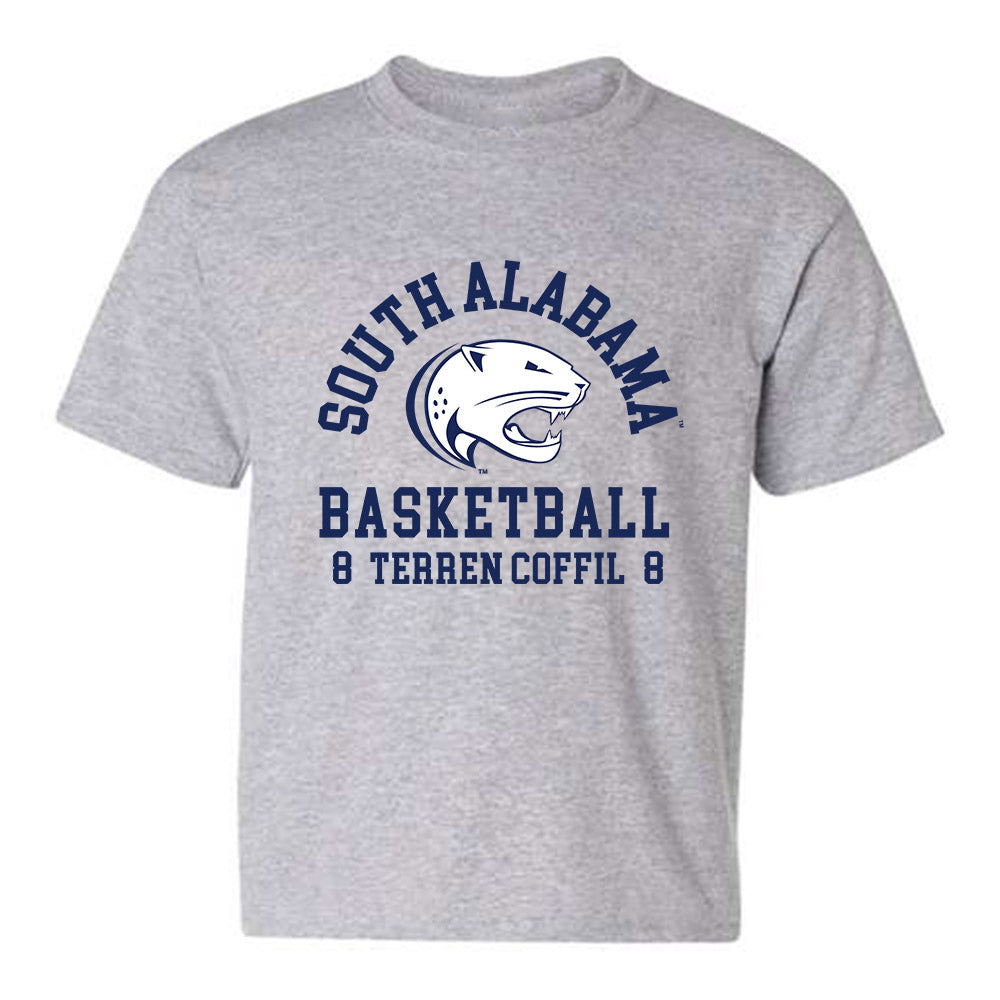 South Alabama - NCAA Women's Basketball : Terren Coffil - Classic Fashion Shersey Youth T-Shirt