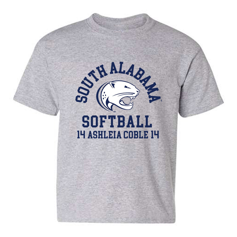 South Alabama - NCAA Softball : Ashleia Coble - Classic Fashion Shersey Youth T-Shirt-0