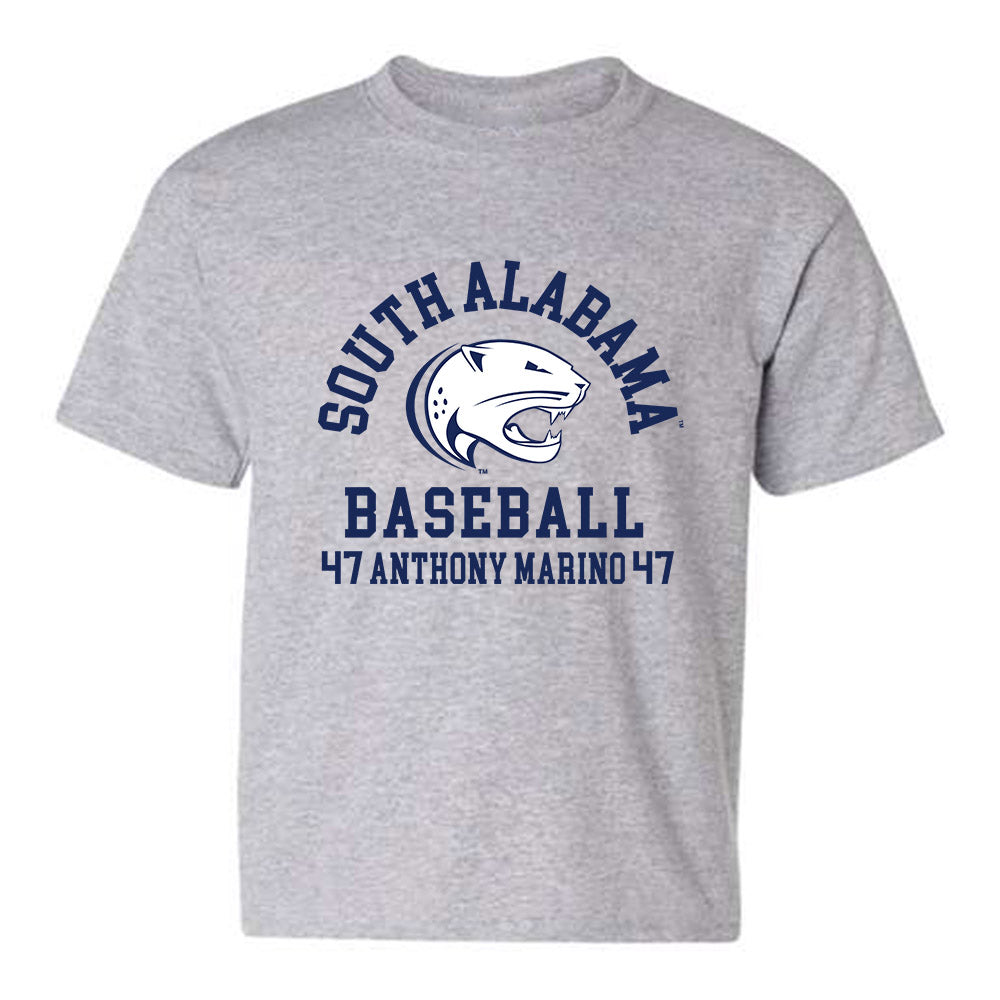 South Alabama - NCAA Baseball : Anthony Marino - Classic Fashion Shersey Youth T-Shirt