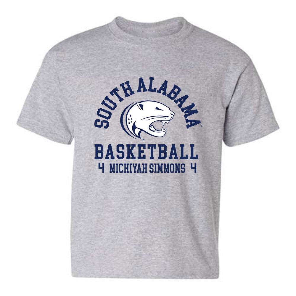 South Alabama - NCAA Women's Basketball : Michiyah Simmons - Classic Fashion Shersey Youth T-Shirt