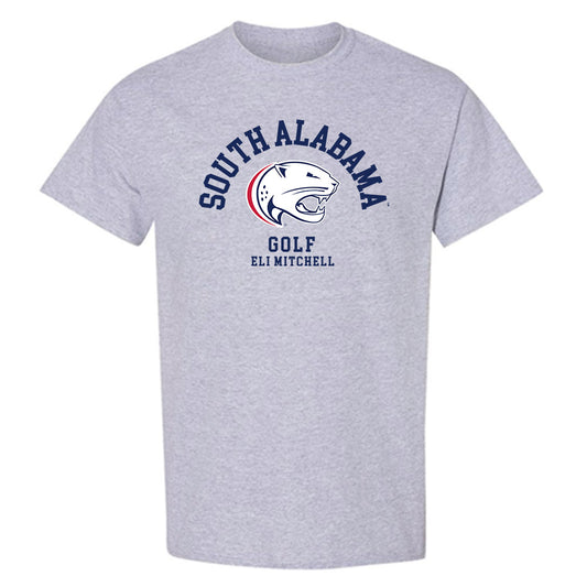 South Alabama - NCAA Men's Golf : Eli Mitchell - Classic Fashion Shersey T-Shirt-0
