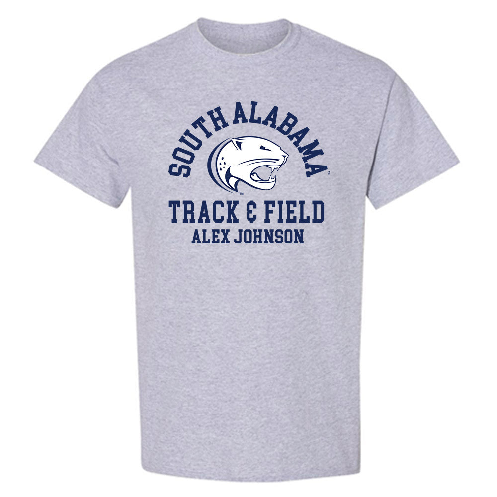 South Alabama - NCAA Men's Track & Field : Alex Johnson - Classic Fashion Shersey T-Shirt