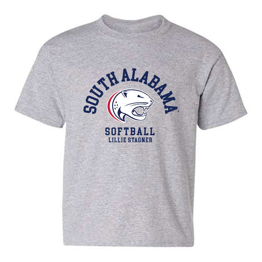 South Alabama - NCAA Softball : Lillie Stagner - Classic Fashion Shersey Youth T-Shirt-0