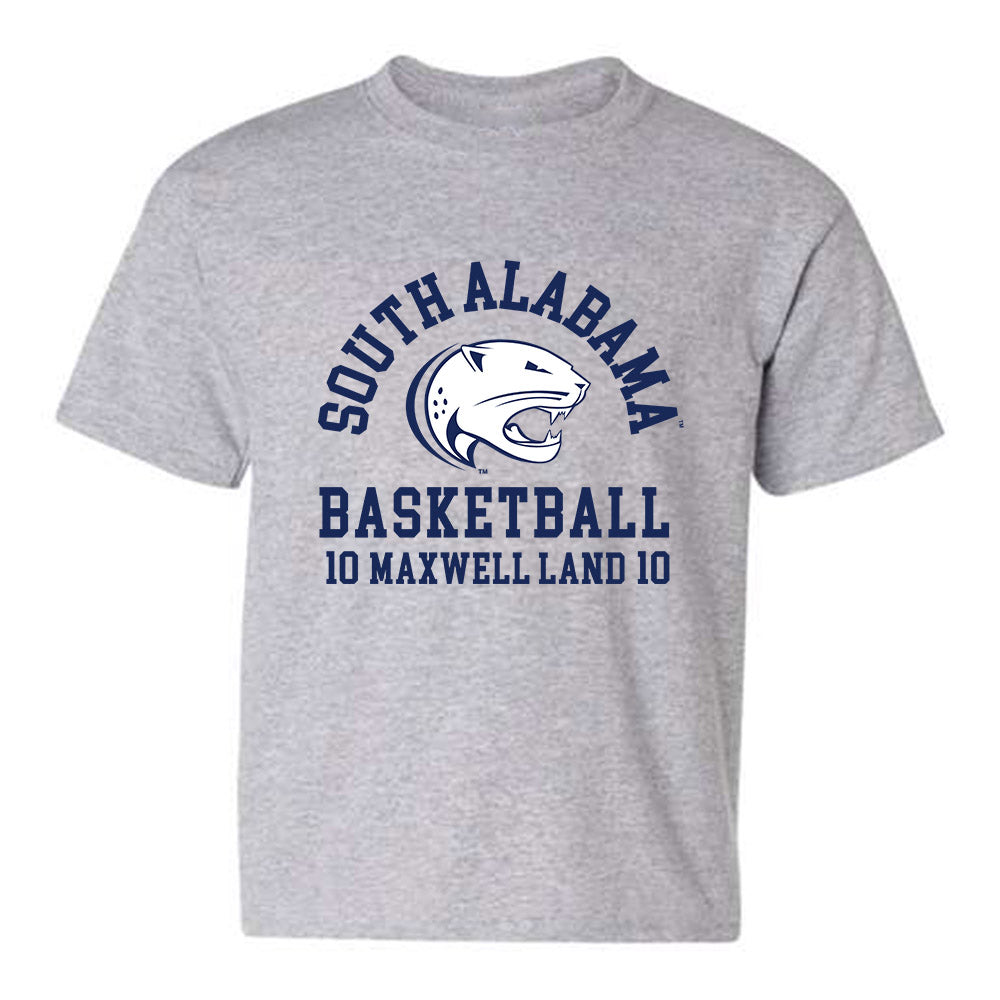 South Alabama - NCAA Men's Basketball : Maxwell Land - Classic Fashion Shersey Youth T-Shirt