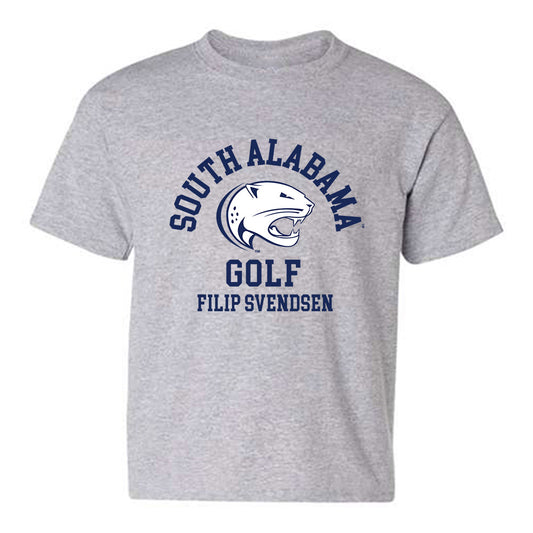 South Alabama - NCAA Men's Golf : Filip Svendsen - Classic Fashion Shersey Youth T-Shirt-0