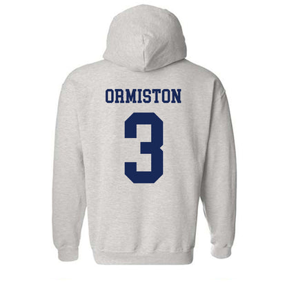 South Alabama - NCAA Men's Basketball : Elijah Ormiston - Classic Fashion Shersey Hooded Sweatshirt-1