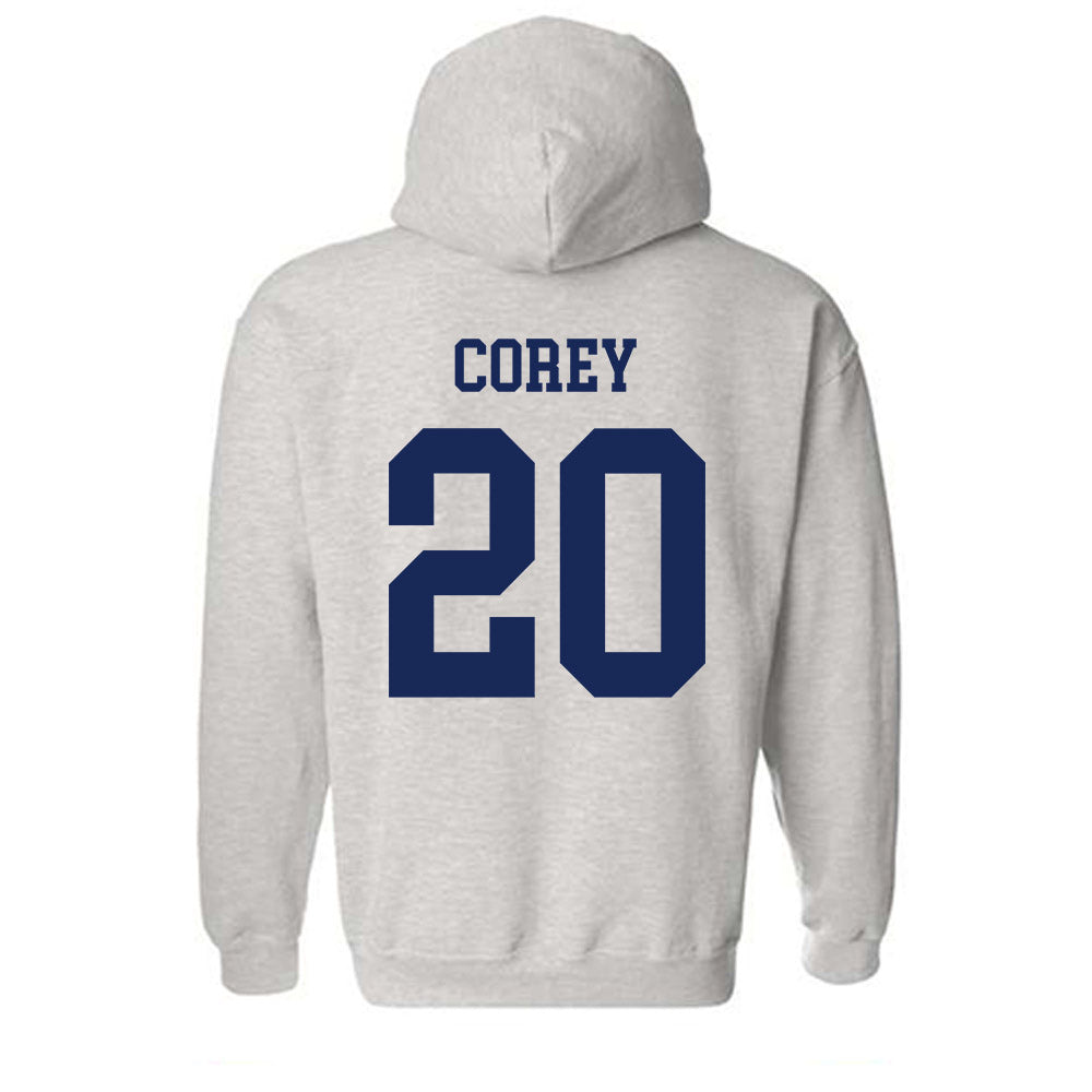 South Alabama - NCAA Men's Basketball : Myles Corey - Classic Fashion Shersey Hooded Sweatshirt-1