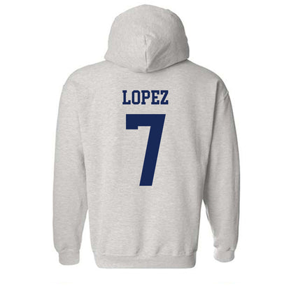 South Alabama - NCAA Football : Gio Lopez - Classic Fashion Shersey Hooded Sweatshirt-1