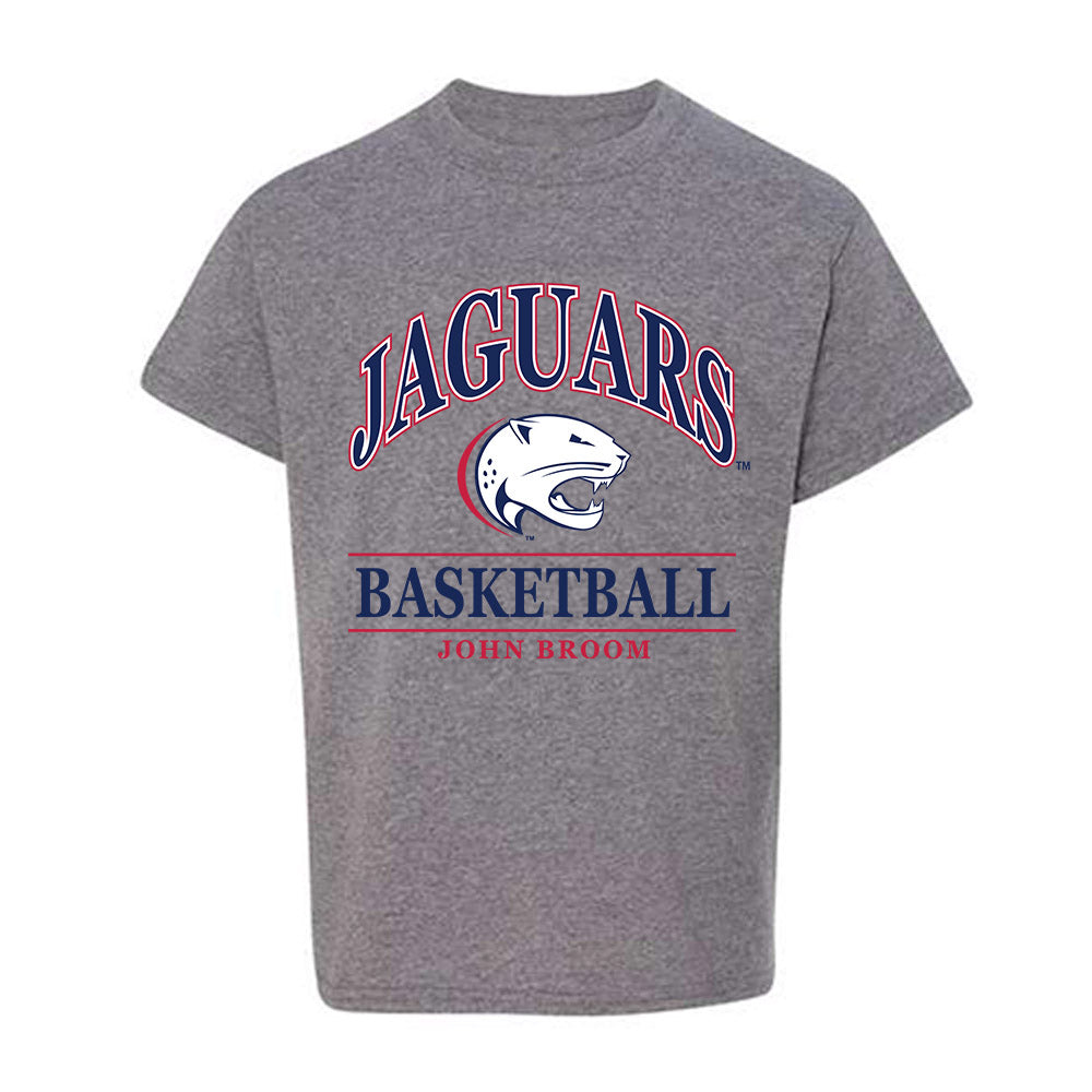 South Alabama - NCAA Men's Basketball : John Broom - Classic Fashion Shersey Youth T-Shirt-0