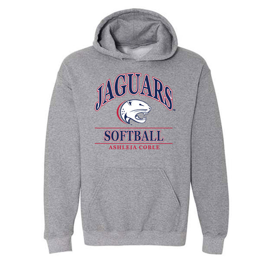 South Alabama - NCAA Softball : Ashleia Coble - Classic Fashion Shersey Hooded Sweatshirt-0