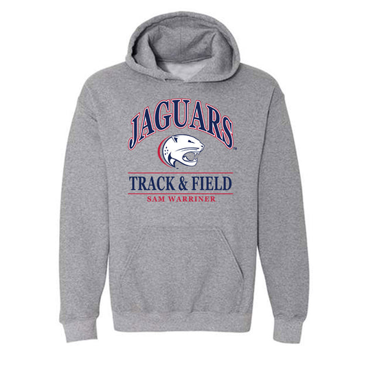 South Alabama - NCAA Men's Track & Field : Sam Warriner - Classic Fashion Shersey Hooded Sweatshirt