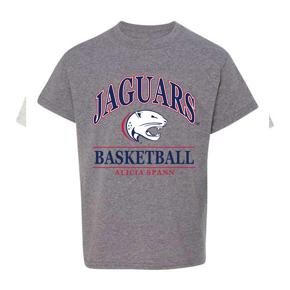 South Alabama - NCAA Women's Basketball : Alicia Spann - Classic Fashion Shersey Youth T-Shirt