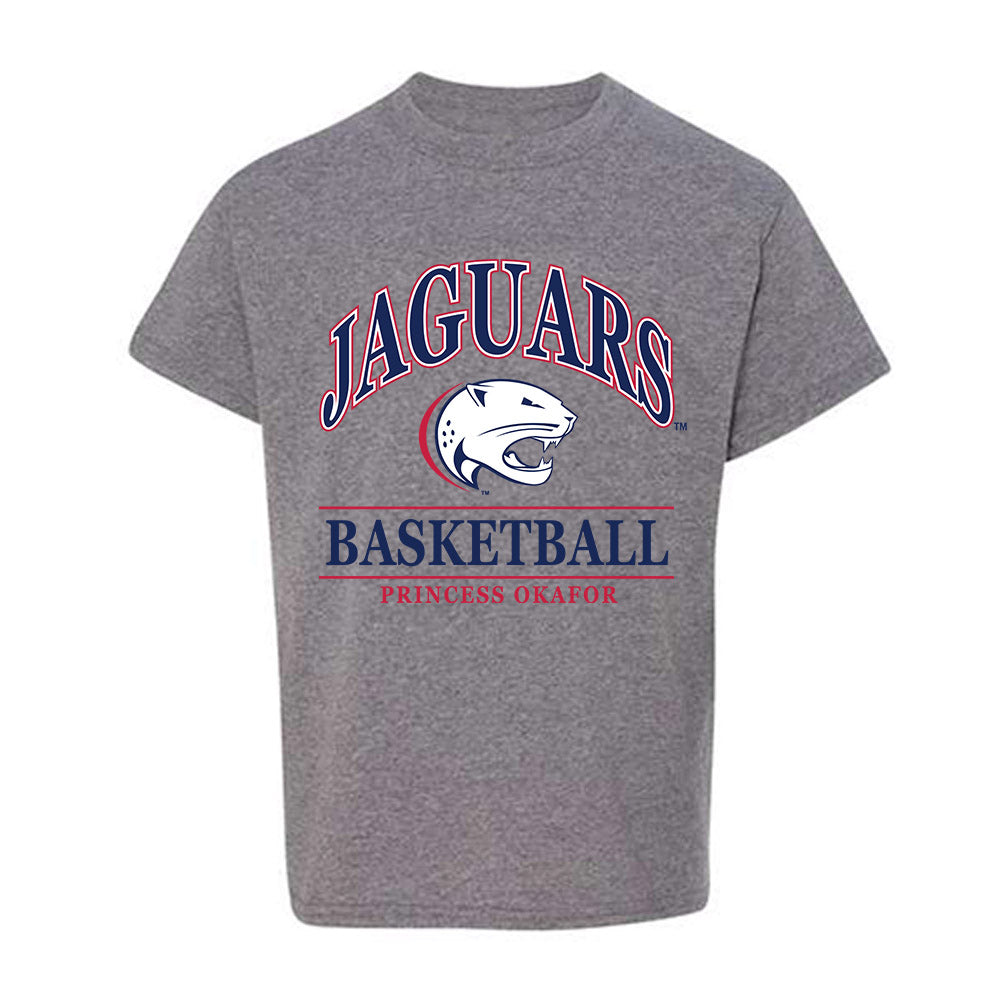 South Alabama - NCAA Women's Basketball : Princess Okafor - Classic Fashion Shersey Youth T-Shirt-0