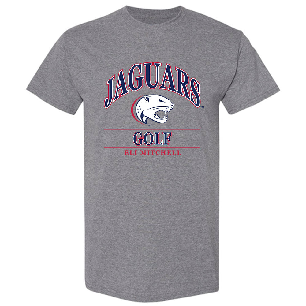 South Alabama - NCAA Men's Golf : Eli Mitchell - Classic Fashion Shersey T-Shirt-0