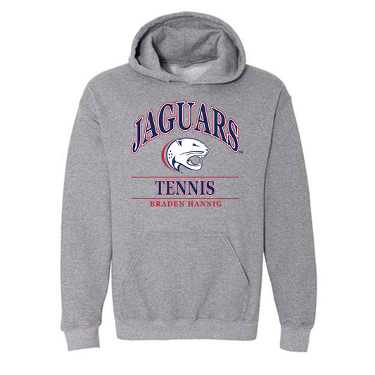 South Alabama - NCAA Men's Tennis : Braden Hannig - Classic Fashion Shersey Hooded Sweatshirt-0