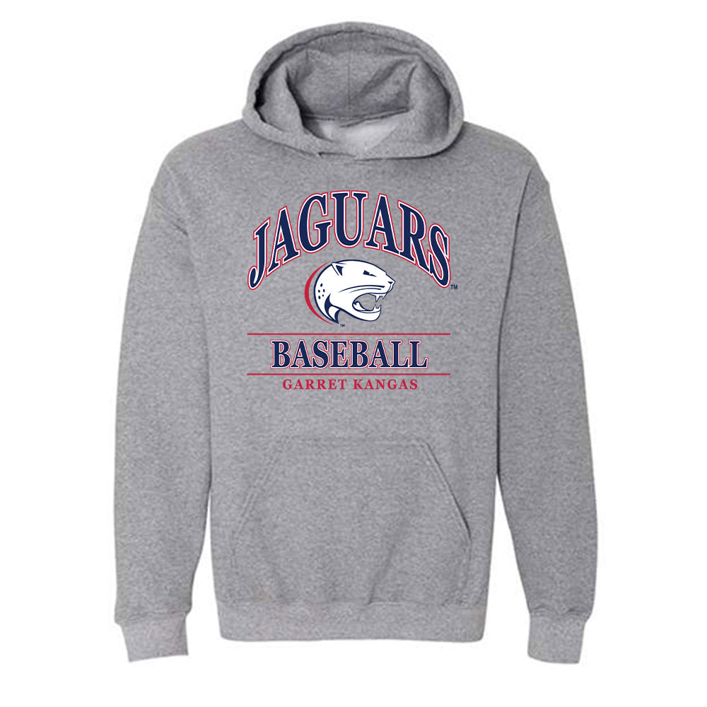 South Alabama - NCAA Baseball : Garret Kangas - Classic Fashion Shersey Hooded Sweatshirt-0