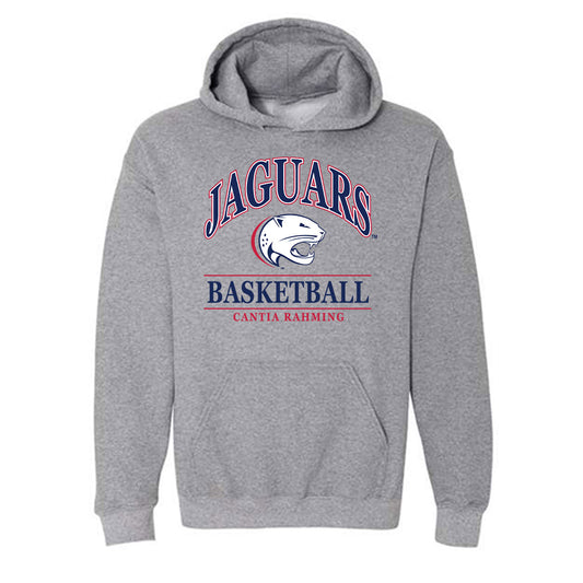 South Alabama - NCAA Men's Basketball : Cantia Rahming - Classic Fashion Shersey Hooded Sweatshirt-0