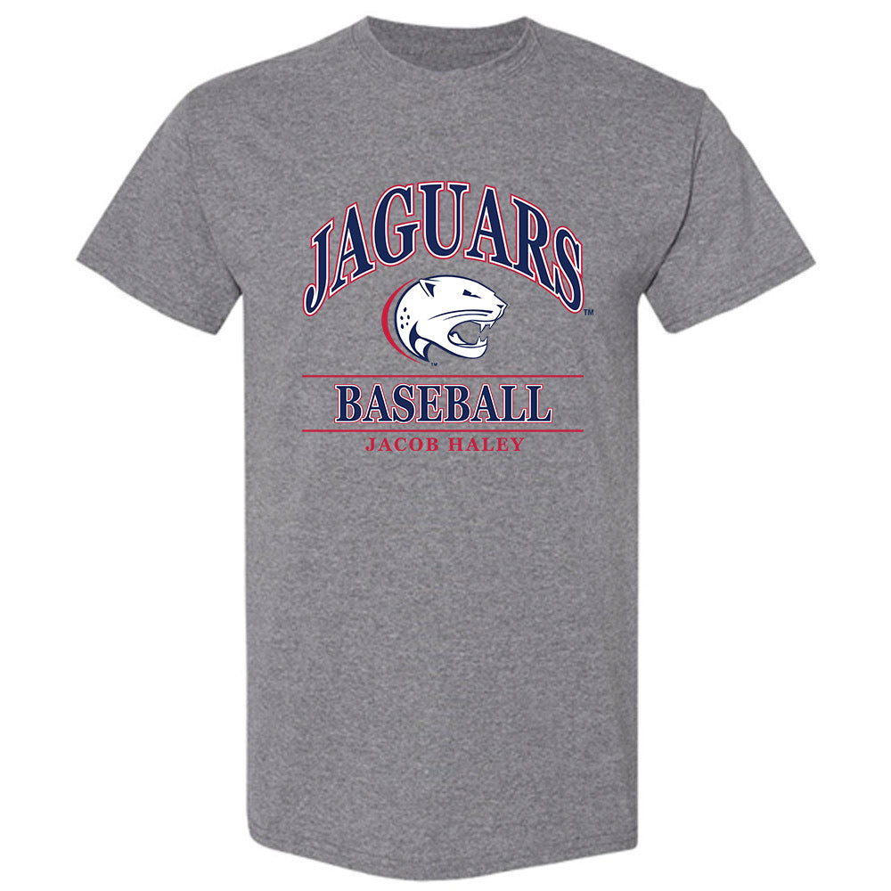 South Alabama - NCAA Baseball : Jacob Haley - Classic Fashion Shersey T-Shirt-0