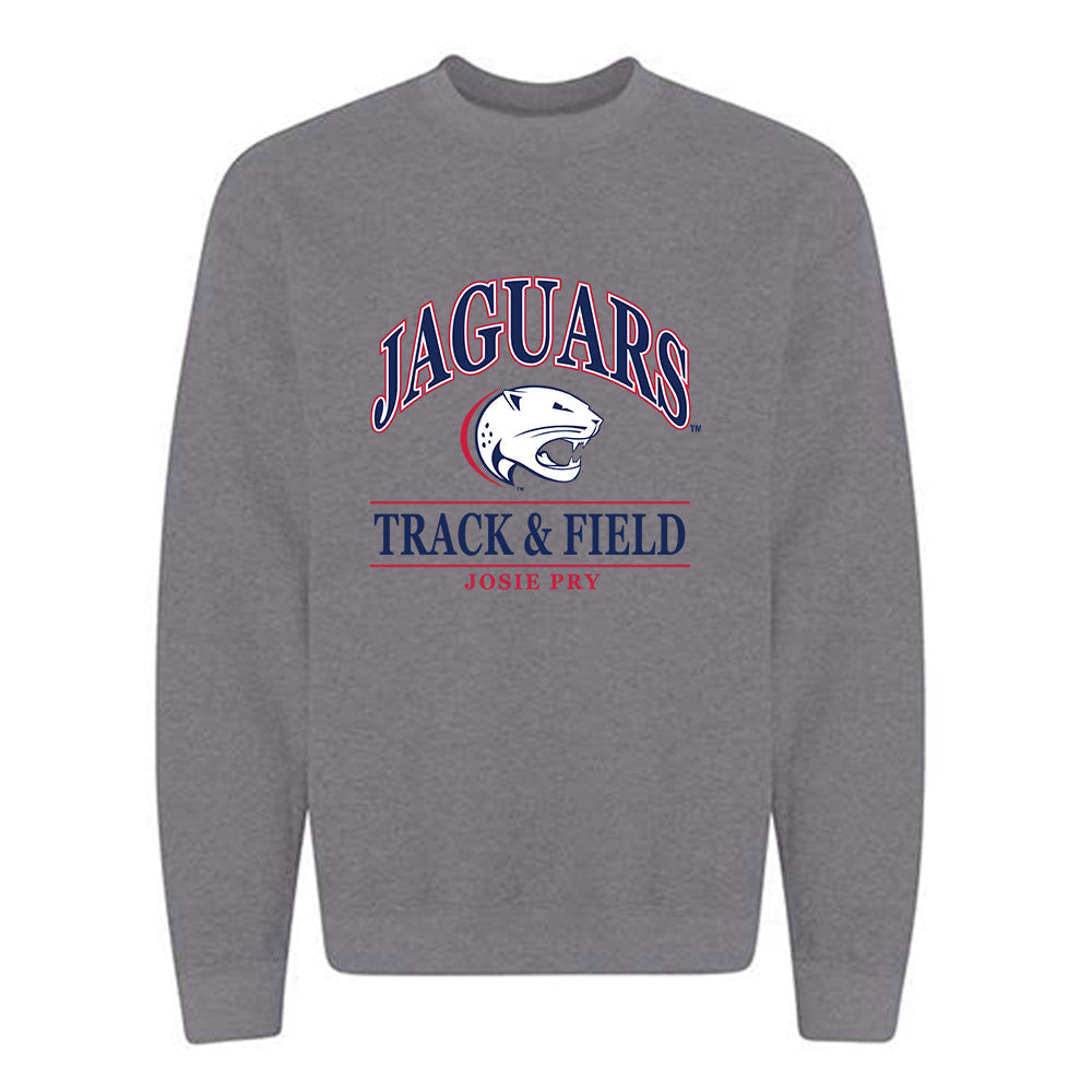 South Alabama - NCAA Women's Track & Field : Josie Pry - Classic Fashion Shersey Crewneck Sweatshirt-0