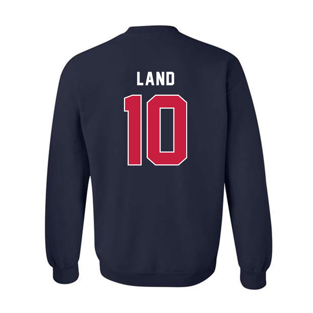 South Alabama - NCAA Men's Basketball : Maxwell Land - Classic Fashion Shersey Crewneck Sweatshirt-1