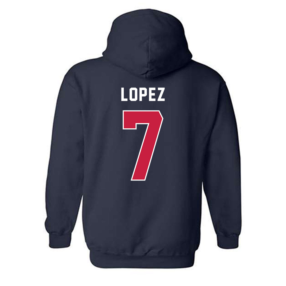 South Alabama - NCAA Football : Gio Lopez - Classic Fashion Shersey Hooded Sweatshirt-1